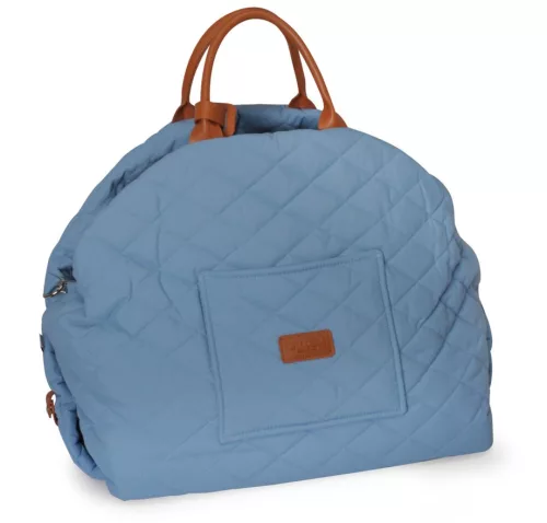 CC0184 MIMI Pet steppelt autós hordozótáska 7/8 kg-ig azúrkék 40*33*40 cm