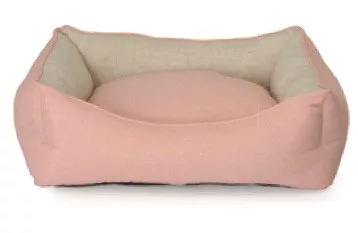 CC192/A Négyszögletes fekhely Cozbi rózsaszín és bézs méret 55 cm
