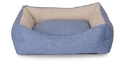 CC193/B Négyszögletes fekhely Cozbi azúr és bézs méret 65 cm