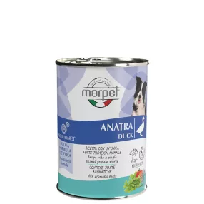   CH10/410 AEquilibriavet Dog 410g Anatra-kacsa Monoproteines diétás teljes értékű táp táplálék intolerancia csökkentésére. Kutyák részére. Fehérjeforrás - kacsa.