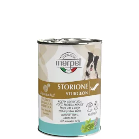   CH36/400 AEQUILIBRIAVET DOG 400 G STORIONE-tokhal Monoproteines diétás teljes értékű táp táplálék intolerancia csökkentésére.Kutyák részére.  Fehérjeforrás - Tokhal