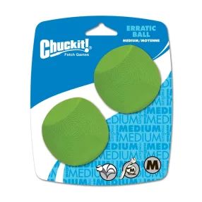 CHUC20120 Chuckit! Erratic labda M 6cm 2db-os