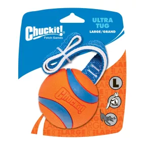 CHUC231301 Chuckit! Ultra tug szalagos labda L 7cm