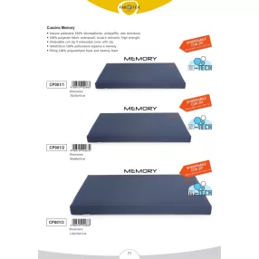 CP001/3 Matrac Memory 110x70xh7 cm