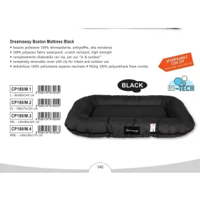   CP180/M.3 Matrac peremes  "BOSTON" fekete 120x90x16 cm