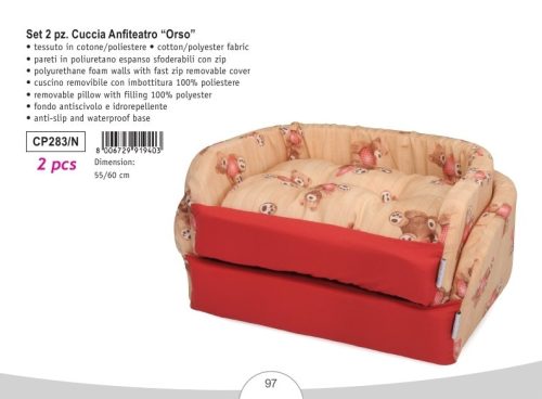 CP283/N Fekhely szett Orso 56/66 cm 2 darabos szett
