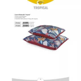 CP325/D Levehető huzatú párna Tropical 70*90