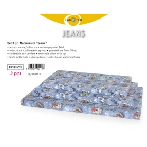 CP332/C Matrac szett Jeans 70/80/90 3 darabos szett