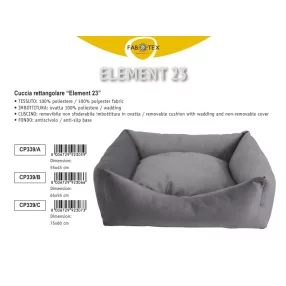 CP339/C Négyszögletes fekhely Element 23 méret 75 cm
