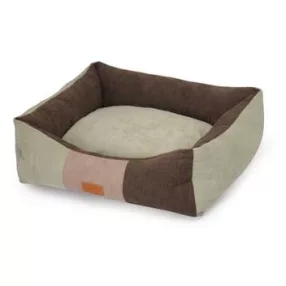   CP344/B Négyszögletes fekhely Dogsy 75*65*16 cm barna-pisztácia