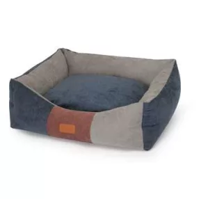   CP344/C Négyszögletes fekhely Dogsy 65*55*16 cm szürke-kék