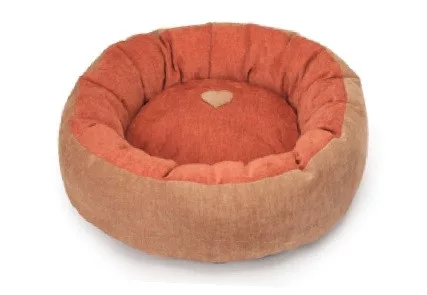 CP344/L Kerek fekhely Dogsy 50*15 cm narancs-tortora