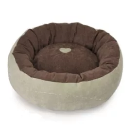 CP344/M Kerek fekhely Dogsy 50*15 cm barna-pisztácia