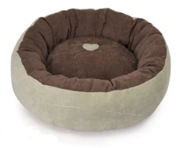 CP344/M Kerek fekhely Dogsy 50*15 cm barna-pisztácia