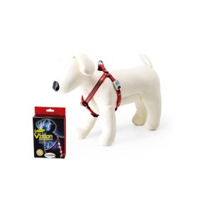 D714/D Ledes hám 15*400/600 mm piros