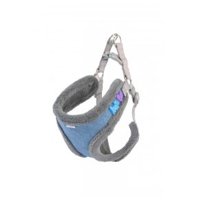 DC017/B Elegáns téli hám meleg béléssel M, 62/70 cm