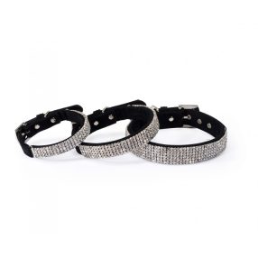 DC060/A Nyakörv strassz+bársony 15*380 mm