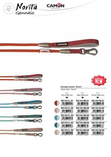 DC101/L.05 Kéttónusú állítható fonott köteles 7x1300 mm elefántcsont