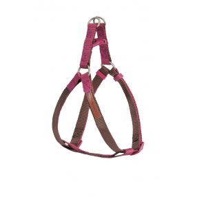   DC119/M.03 Hám állítható OneTouch  DoublePremium barna-ciklámen 10*250-400 mm