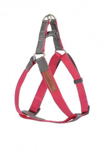 DC119/O.06 Hám állítható OneTouch  DoublePremium rózsaszín-szürke 20*450-750 mm