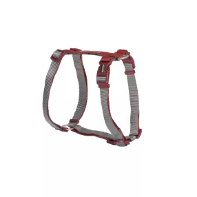   DC119/T.05 H-típusú hám állítható OneTouch  DoublePremium szürke-piros 20*450-750 mm