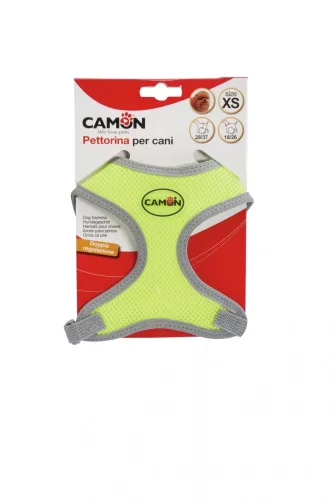 DC1450/B Állítható hám Mesh-GIALLO -S nyak 240-320/mellkas 310-420 mm