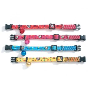 DG060/E Állítható nyakörv cicáknak csengővel 10*280 mm