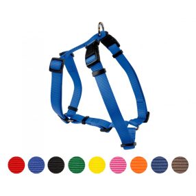 F025/03 Állítható dupla nylon hám 15 mm*130 mm fekete