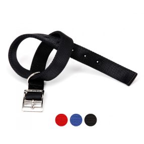 F062/03 Dupla nylon nyakörv 25*550 mm fekete