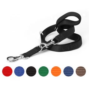 F127/01 Nylon kiképző póráz  18*2000 mm piros