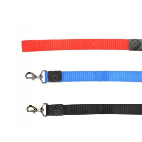 F139/B.01 Rövid nylon póráz  38*500 mm piros