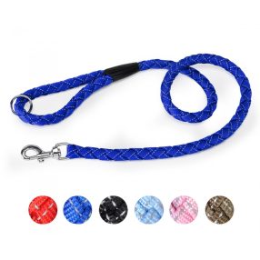 F195/01 Fonott  reflexes vezetőpóráz 15*1100 mm piros