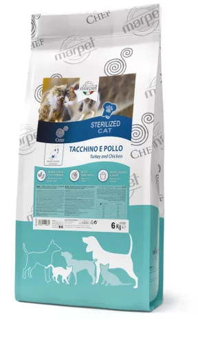 GB130/060 EQUIL. CAT STERILIZED 6kg. Teljes értékű táp felnőtt sterilizált macskák részére, gabonamentes. 
