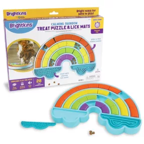   LER9433 Calming Rainbow – Logikai játék és dupla nyalogató szőnyeg