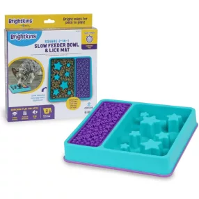   LER9439 Square 2-in-1 – Habzsolásgátló tál és nyalogató szőnyeg