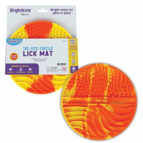 LER9455 Tie-Dye Circle – Mintás nyalogató szőnyeg