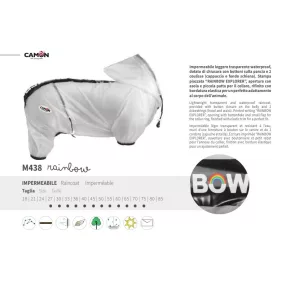M438/33 Size 33 RAINBOW - Esőkabát