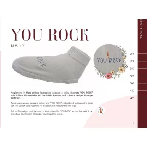 M517/33 Tg. 33 YOU ROCK - Kötött pulóver