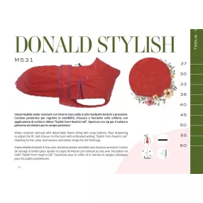 M531/30 Tg. 30 DONALD STYLISH - Vízálló kabát