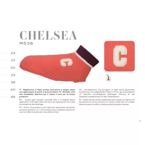 M538/24 Tg. 24 CHELSEA - Kötött pulóver