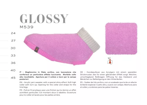 M539/45 Tg. 45 GLOSSY - Kötött pulóver